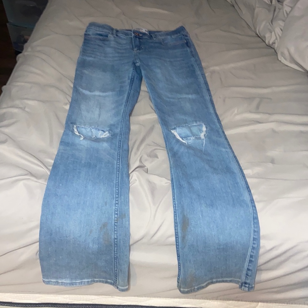 abercrombie kids low-rise flare jean size 15/16